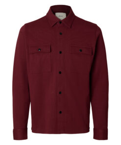 Selected Homme SLMJackie Sweat Jacket Tawny Port