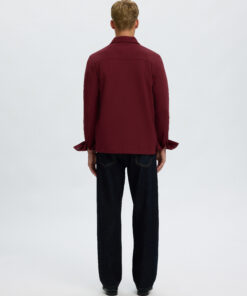 Selected Homme SLMJackie Sweat Jacket Tawny Port