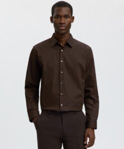 Selected Homme SLMFilip Performance Slim Ls Shirt Delicioso
