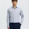 Selected Homme SLMFilip Performance Slim Ls Shirt Sky Captain