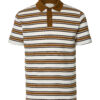 Selected Homme SLMJasper Stripe Ss Polo Egret