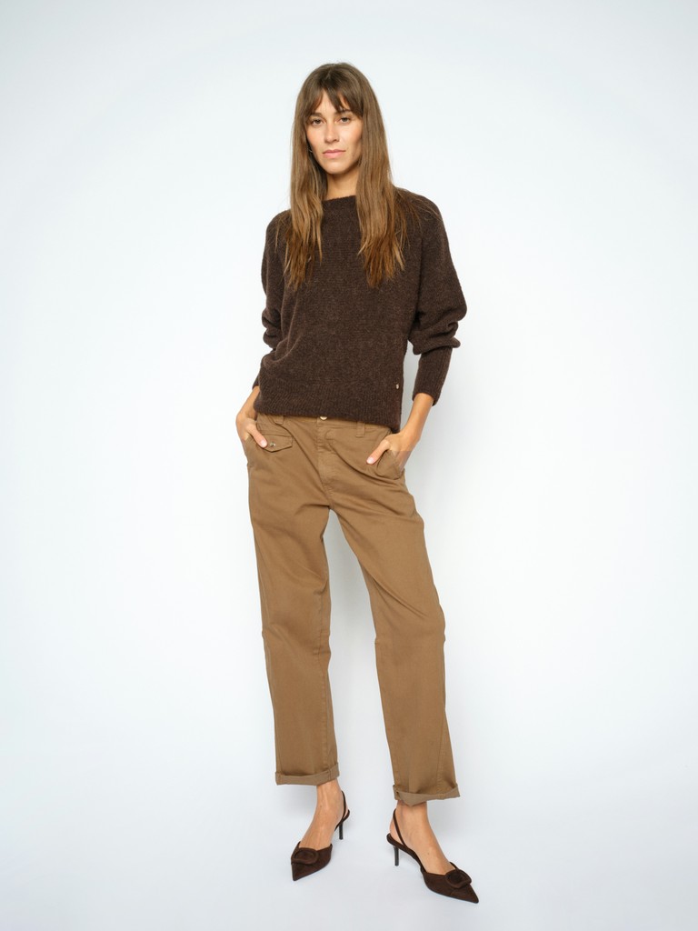 Mos Mosh MMAymen Len Pant Dark Camel