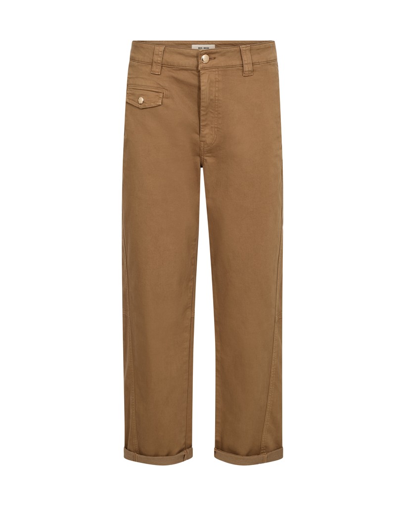 Mos Mosh MMAymen Len Pant Dark Camel