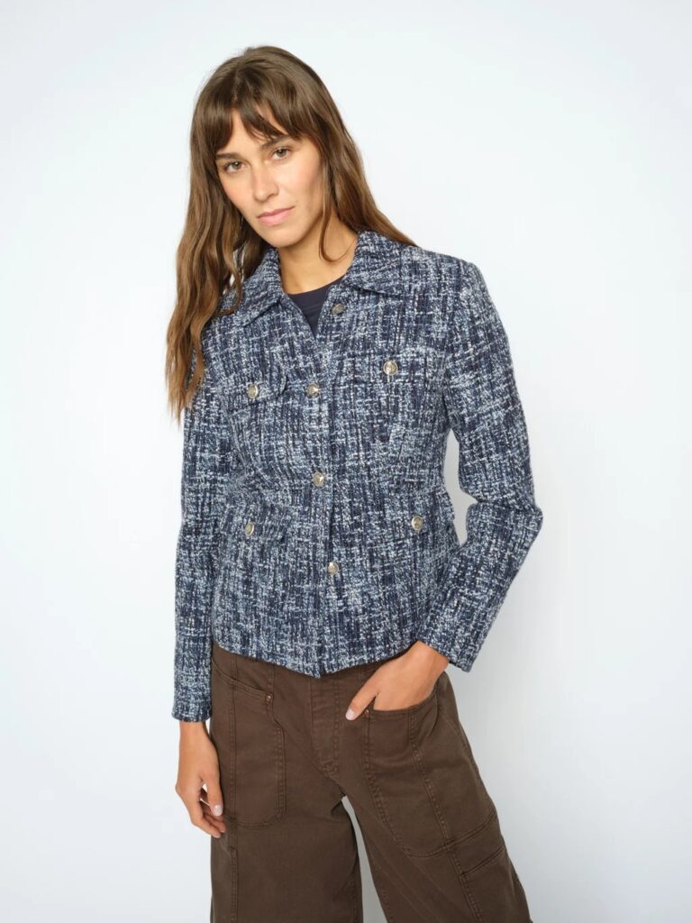 Mos Mosh MMFione Leoni Jacket Salute Navy