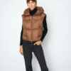 Mos Mosh MMKiara Tally Down Vest Brown