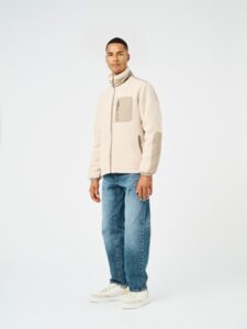 Only & Sons ONSTyro Padded Sherpa Jacket Gray