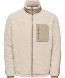 Only & Sons ONSTyro Padded Sherpa Jacket Gray