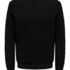 Only & Sons ONSRon LS Crew Neck Knit Black