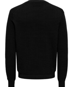 Only & Sons ONSRon LS Crew Neck Knit Black
