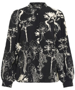 InWear MakennaIW Shirt Black Tree Garden