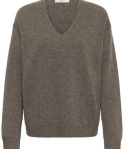 InWear TallyIW Monika V-Neck Chocolate Brown Melange