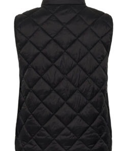Part Two CarlotaPW Warm Waistcoat Black