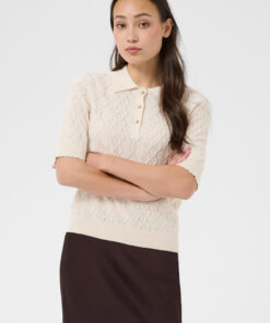Part Two CiniaPW Pullover Whitecap Gray
