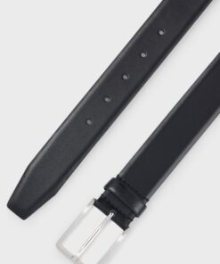 Boss Erman L Leather Belt Black