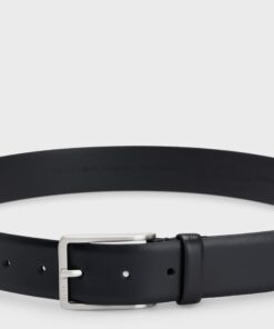Boss Erman L Leather Belt Black