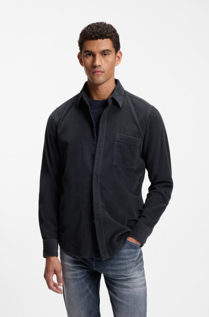 Boss Relegant_6_M Shirt Dark Blue