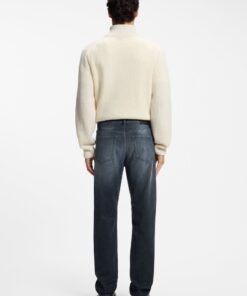Boss Regular Fit Jeans Super Stretch Denim Dark Blue