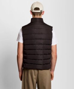 Lyle&Scott Quilted Gilet Jet Black
