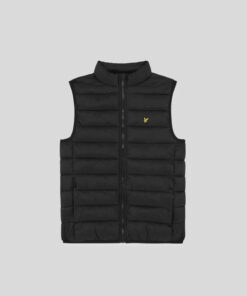 Lylet&Scott Lightweight Padded Gilet Jet Black