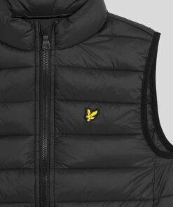 Lylet&Scott Lightweight Padded Gilet Jet Black