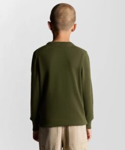 Lyle&Scott Cotton Crew Neck Jumper Deep Depths