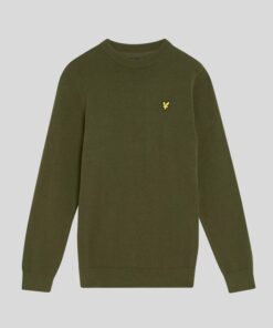 Lyle&Scott Cotton Crew Neck Jumper Deep Depths