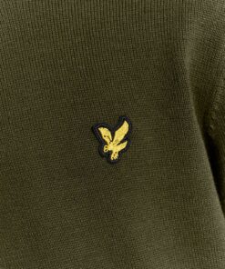 Lyle&Scott Cotton Crew Neck Jumper Deep Depths