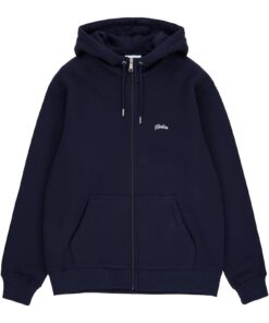 Makia Hallmark Hooded Zip Sweatshirt Dark Navy