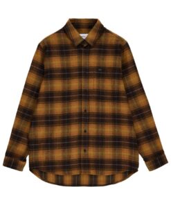 Makia Eric Shirt Dark Brown