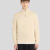 Lyle&Scott Superfine Cotton 1/4 Zip Sweatshirt Mask Grey