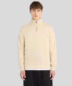 Lyle&Scott Superfine Cotton 1/4 Zip Sweatshirt Mask Grey