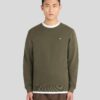 Lyle&Scott Cotton Crew Neck Sweatshirt Khaki Ash