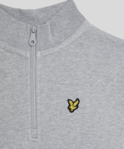 Lyle&Scott 1/4 Zip Jumper Light Grey Marl