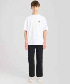 Lyle&Scott Straight Leg Cotton Joggers Jet Black