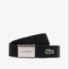 Lacoste L.12.12 Concept French Made Belt Black
