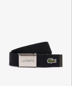 Lacoste L.12.12 Concept French Made Belt Black