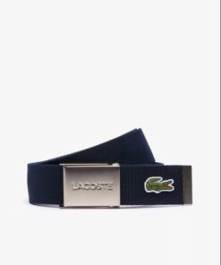 Lacoste L.12.12 Concept French Made Belt Navy