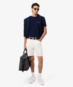 Lacoste L.12.12 Concept French Made Belt Navy