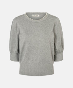 Rue de Femme RDFSorrel Jewel Knit Light Grey Melange
