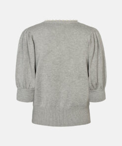 Rue de Femme RDFSorrel Jewel Knit Light Grey Melange