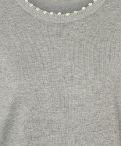 Rue de Femme RDFSorrel Jewel Knit Light Grey Melange
