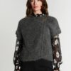 Rue de Femme RDFYana Knit Vest Dark Rock