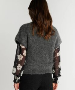 Rue de Femme RDFYana Knit Vest Dark Rock