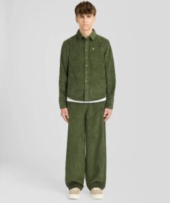 Lyle&Scott Straight Leg Corduroy Trousers Deep Depths