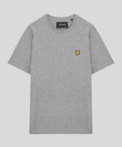 Lyle&Scott Cotton Crew Neck T-Shirt Mid Grey Marl