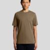 Lyle&Scott Cotton Crew Neck T-Shirt Khaki Ash