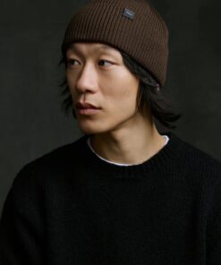 Makia Merino Beanie Dark Brown