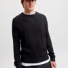 Jack & Jones JJPannel Knit Crew Neck Black
