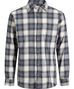 Jack & Jones JJJames Flannel Shirt Cloud Dancer