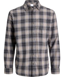 Jack & Jones JJJames Flannel Shirt Black